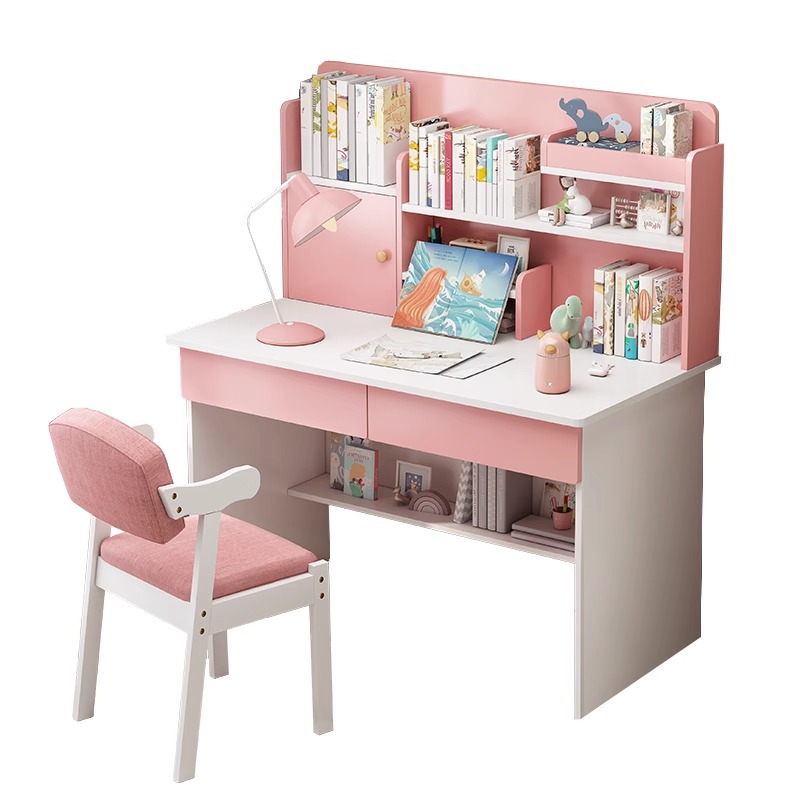 Children's study table for primary and secondary school students writing homework desk home simple boy and girl desks and chairs table set