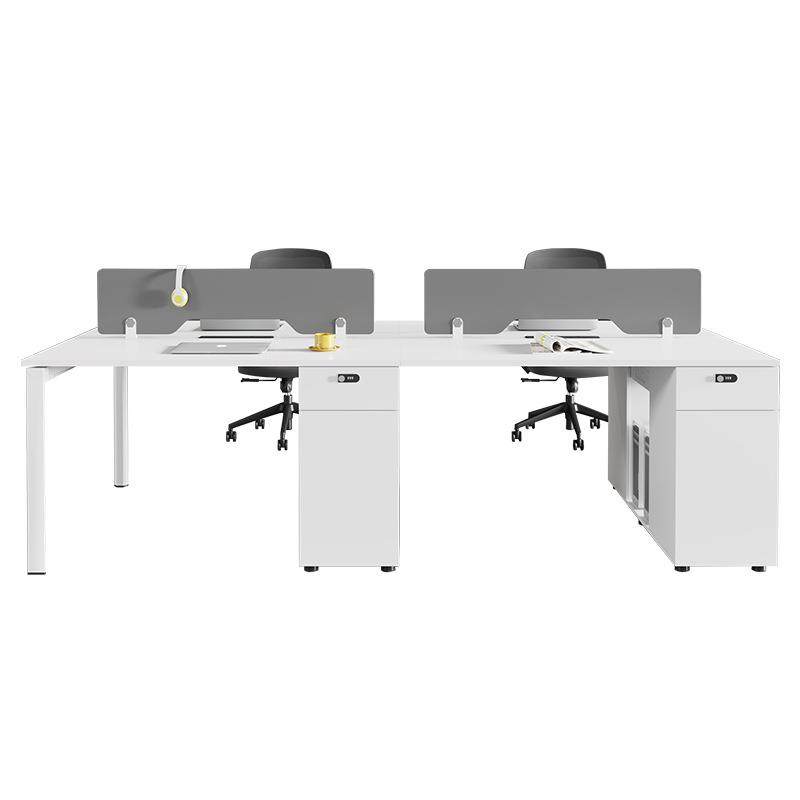 办公桌员工位四人位一体线盒卡座简约现代办公室家具职员桌椅组合,淘宝优惠券,粉丝福利购,淘宝优惠卷