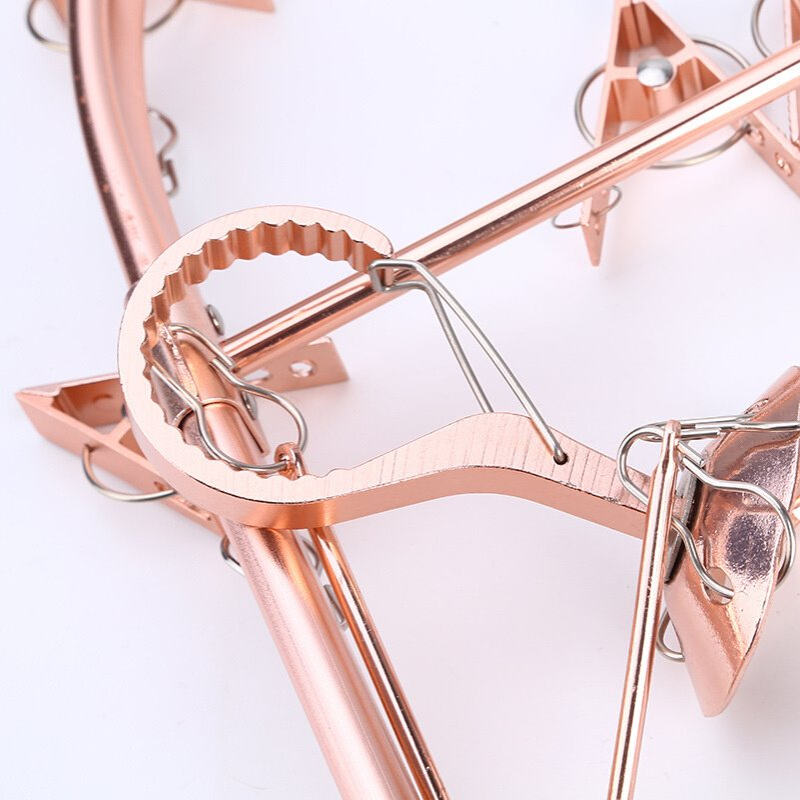 阳台多功能不锈钢内衣晾衣夹22夹家用铝合金晾袜架防滑无痕夹子 - 图1