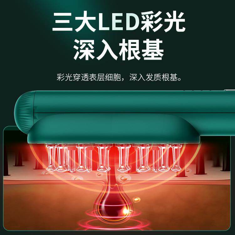 新款电动卷发器热风梳家用不伤发直发器负离子懒人直发梳便携,淘宝优惠券,粉丝福利购,淘宝优惠卷