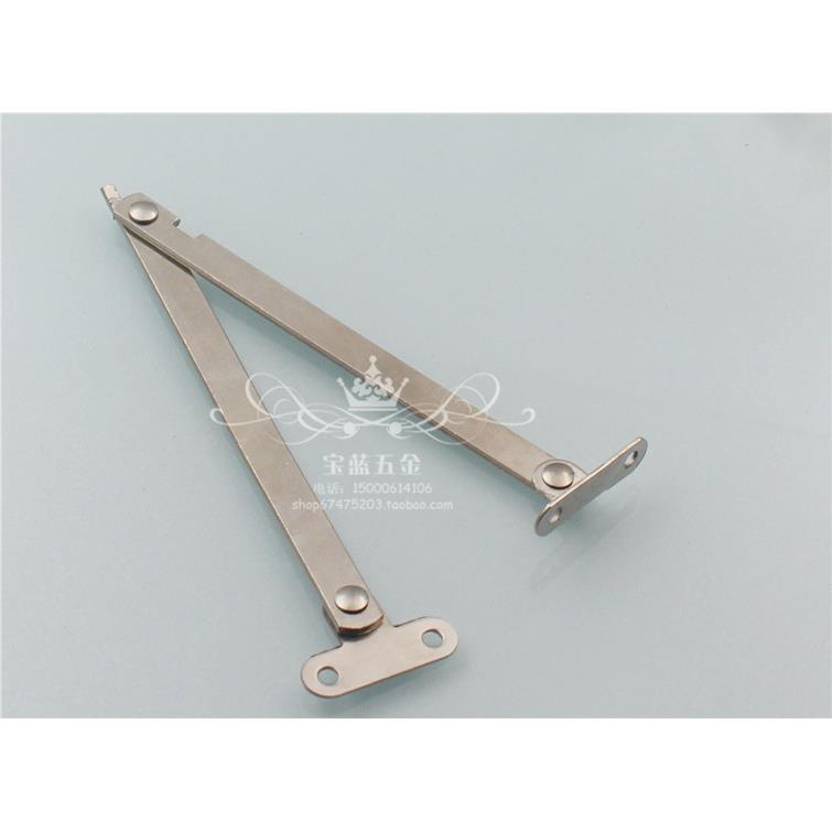 加厚加长二折拉杆柜门支撑杆上下活动折叠拉杆家具连接拉杆支撑杆 - 图1