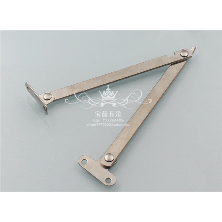 加厚加长二折拉杆柜门支撑杆上下活动折叠拉杆家具连接拉杆支撑杆 - 图0