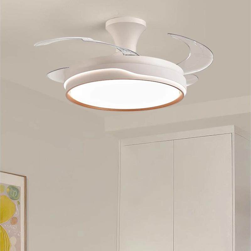 卧室风扇灯2025新款奶油风简约现代隐形房间灯一体吊扇灯中山灯具,淘宝优惠券,粉丝福利购,淘宝优惠卷