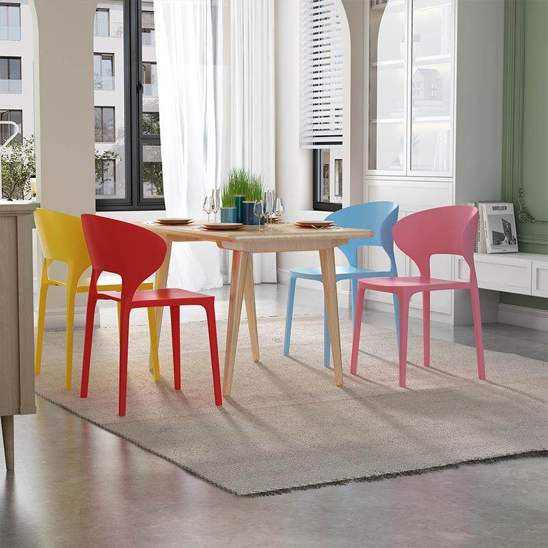 北欧现代简约塑料椅网红餐厅等候椅家用办公靠背休闲成人椅w&,淘宝优惠券,粉丝福利购,淘宝优惠卷