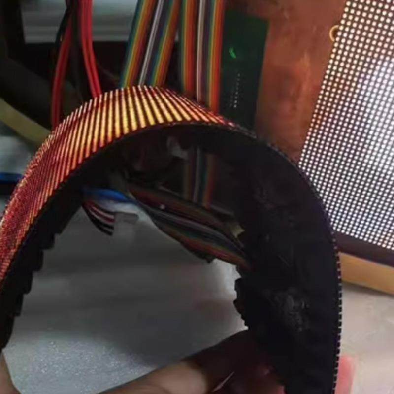 适配室内宣传LED全彩显示屏软模创意柔性弧形显示屏模组,淘宝优惠券,粉丝福利购,淘宝优惠卷