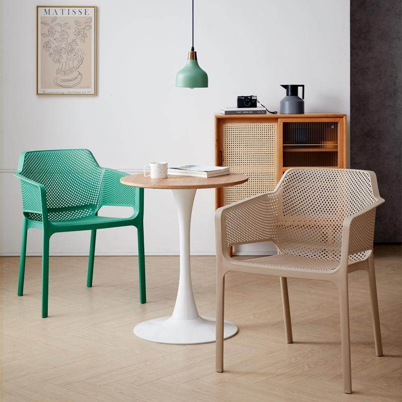 简约靠背椅扶手椅休闲椅餐椅可叠放加厚款户外椅阳台椅子家用现代,淘宝优惠券,粉丝福利购,淘宝优惠卷