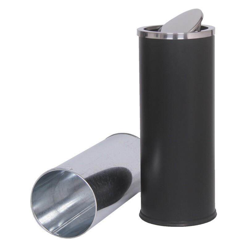 不锈钢垃圾桶港式垃圾桶带盖环保商场酒店工业烟灰桶大号,淘宝优惠券,粉丝福利购,淘宝优惠卷