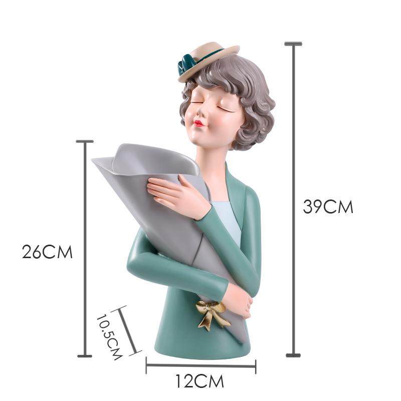 北欧轻奢花瓶插花器大容量客厅家居装饰品创意干湿花瓶摆件,淘宝优惠券,粉丝福利购,淘宝优惠卷