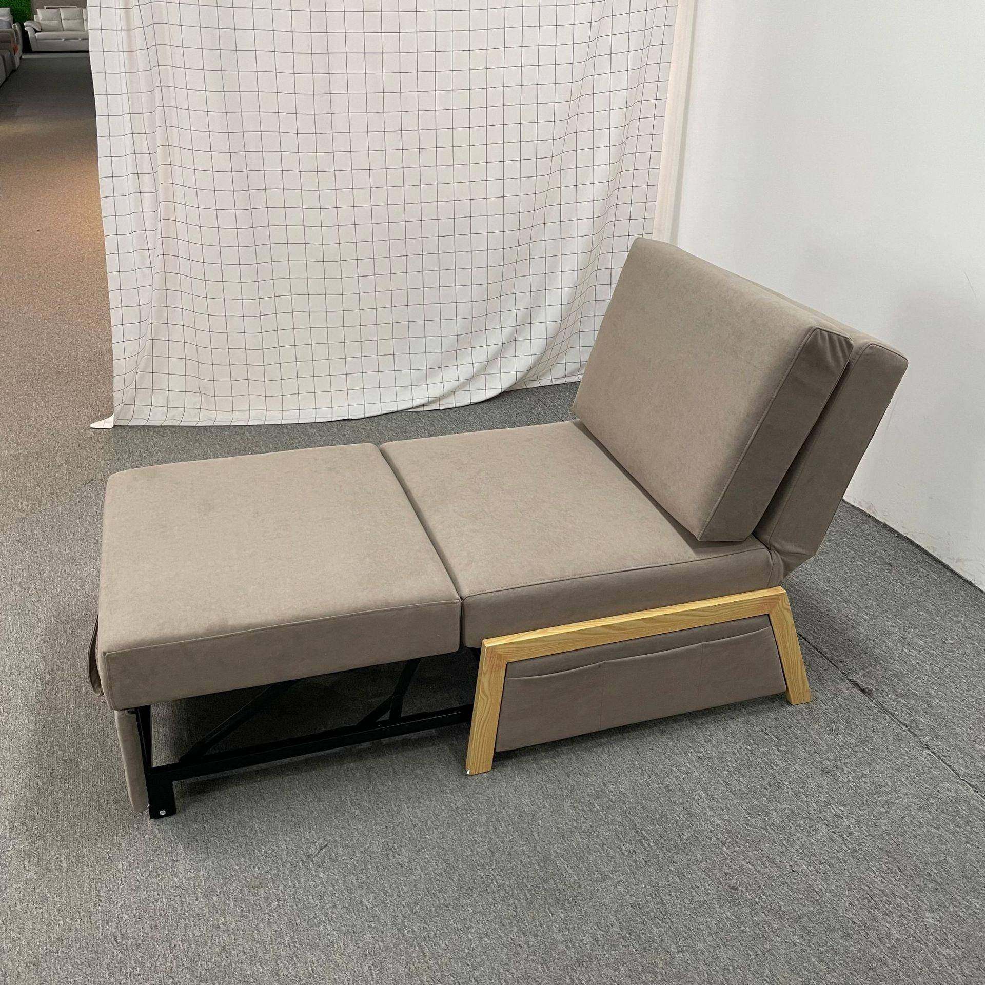 单人布艺沙发床简单现代小户型坐卧两用多功能伸缩折叠床,淘宝优惠券,粉丝福利购,淘宝优惠卷