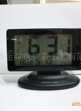 大屏幕聪明灯闹钟聪明灯夜光温度日期光控感应自动发光钟