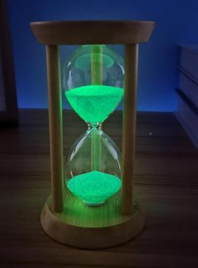 HY202311夜光沙计时器漏儿童防摔学习310/30分钟小时创半意/流沙