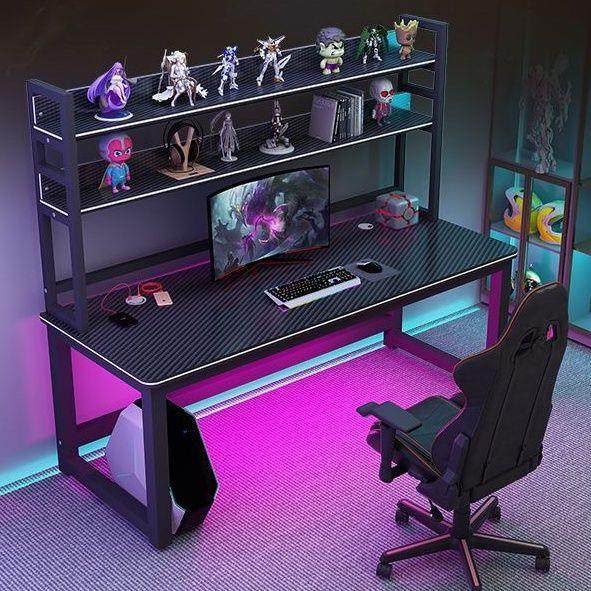 双人电竞桌简约双人台式游戏桌卧室办公桌写字台网红简易电脑桌,淘宝优惠券,粉丝福利购,淘宝优惠卷