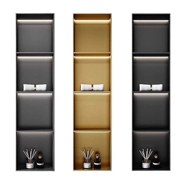 不锈钢壁龛柜隔板金属电视柜壁龛嵌入式成品卫生间浴室置物架收纳,淘宝优惠券,粉丝福利购,淘宝优惠卷