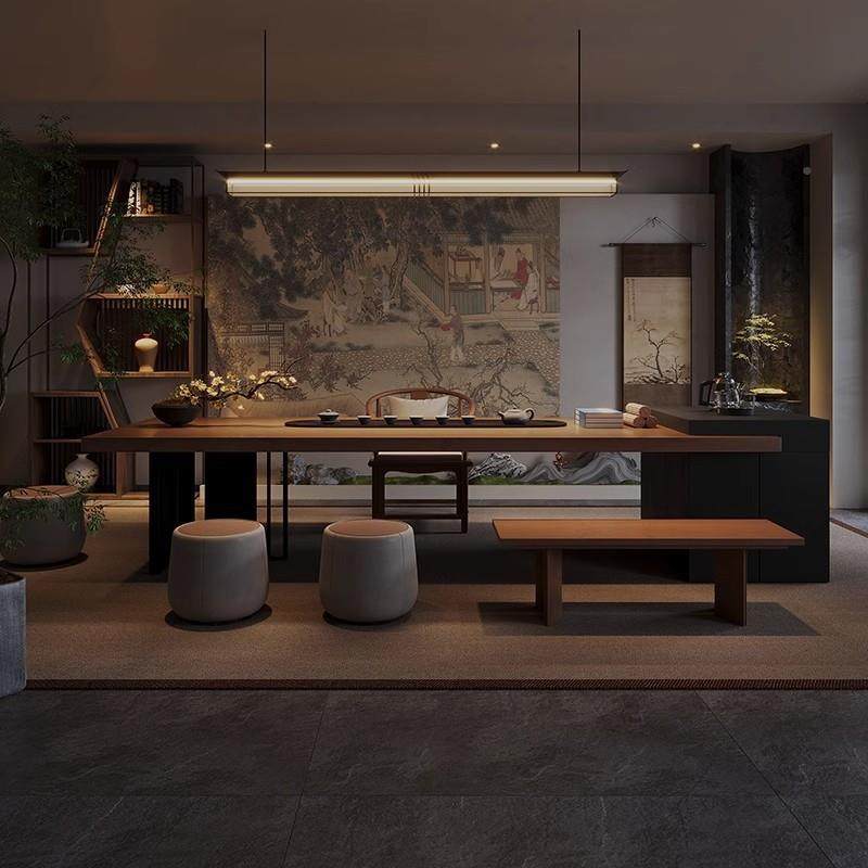 新台式实烧木HSR岛茶桌高端水壶一体嵌入式高档中泡茶台2025新款,淘宝优惠券,粉丝福利购,淘宝优惠卷