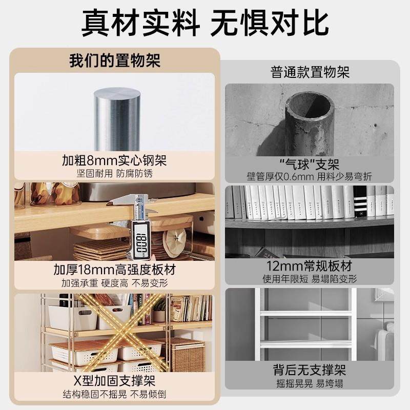 式物架落日地书架多AL100769层墙收纳储物架客厅靠餐边置柜厨房微,淘宝优惠券,粉丝福利购,淘宝优惠卷