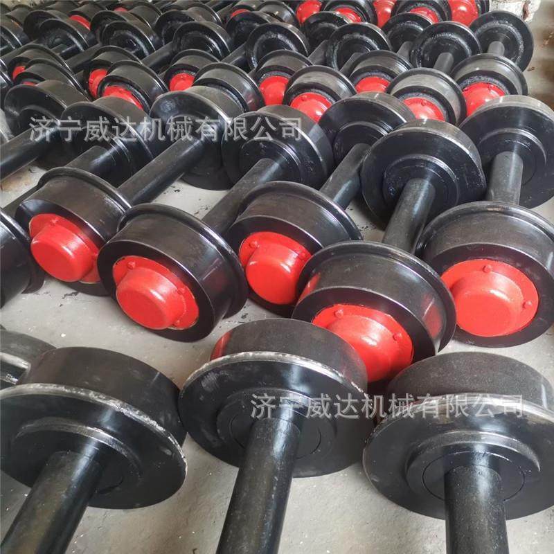 矿用平板车矿车轮空心实心窑车轮 300mm直径加重铸钢轮 - 图1