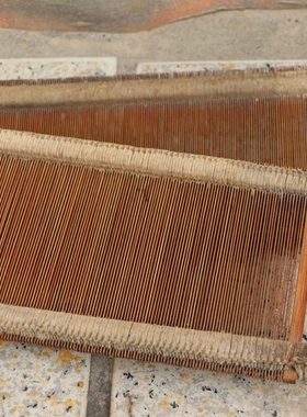 民俗老物件竹篦子老式织布机配件竹篦子复古怀旧收藏品制茶台茶具