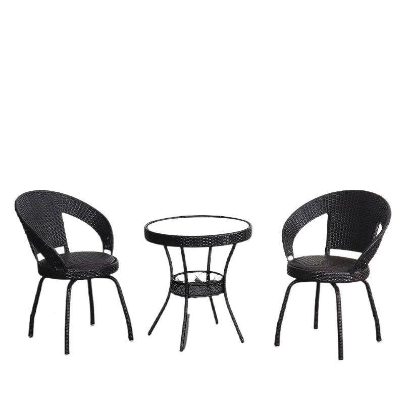 客简易台阳小茶桌用小户型喝茶桌厅藤编小茶几家桌椅组JSB合玻璃,淘宝优惠券,粉丝福利购,淘宝优惠卷