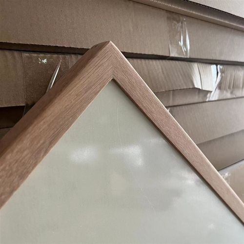 组合黑板柚木框软木绿色黑板白板哑光米黄吸磁挂式儿童房幼儿园涂 - 图3