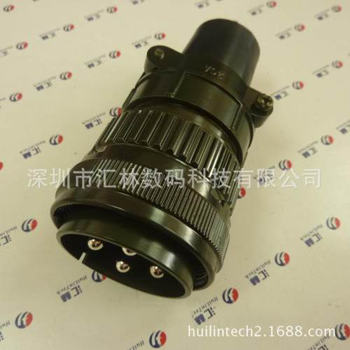 动力伺服电机连接器MS3106A32-17P配套MS3102A32-17S防水接头 - 图0