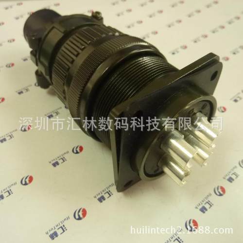 动力伺服电机连接器MS3106A32-17P配套MS3102A32-17S防水接头 - 图3