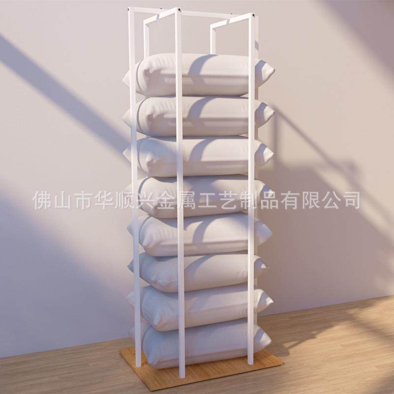 家纺店枕头货架钢木铁木展示架服装店枕芯陈列架规格架可拆卸桁架,淘宝优惠券,粉丝福利购,淘宝优惠卷