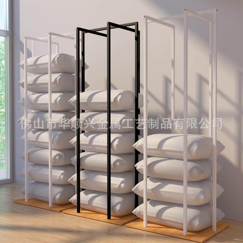 家纺店枕头货架钢木铁木展示架服装店枕芯陈列架规格架可拆卸桁架,淘宝优惠券,粉丝福利购,淘宝优惠卷
