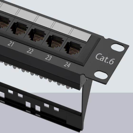 爆款六类24口/48口非屏蔽网线配线架CAT6千兆一体式网络布线工程,淘宝优惠券,粉丝福利购,淘宝优惠卷