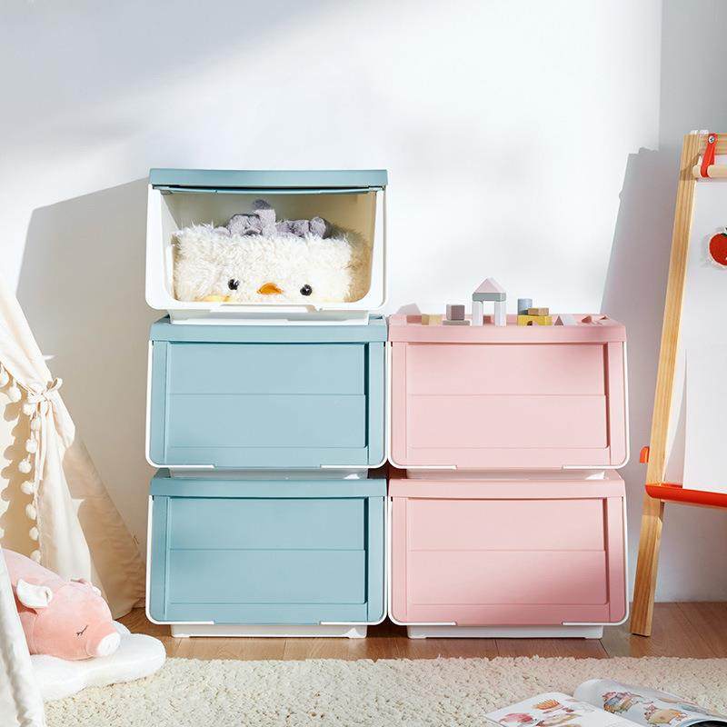 TENMA天马收纳箱储物箱前开盖杂物箱箱子河马口整理箱客厅收纳,淘宝优惠券,粉丝福利购,淘宝优惠卷