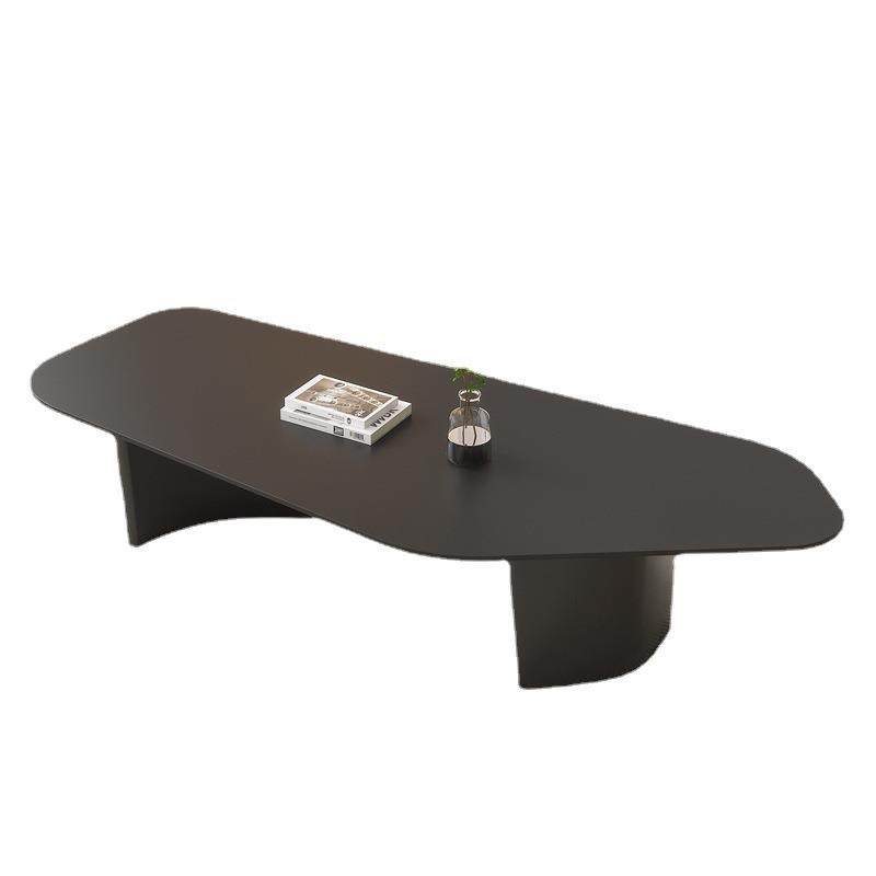 北欧不规则岩板茶几网红客厅小户型异形茶几轻奢铁艺小茶桌边几,淘宝优惠券,粉丝福利购,淘宝优惠卷