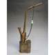 Collection of antiques and miscellaneous items, copper hookah, copper large pipe, tobacco number Fu, water pipe, VUG pipe