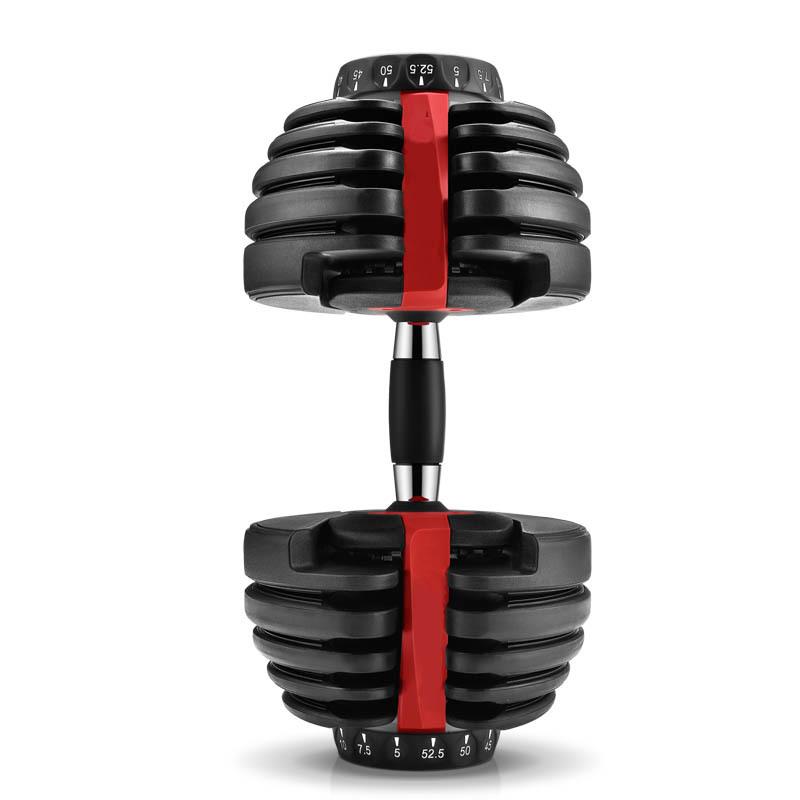 24KG smart adjustable dumbbell home fitness equipment men's automatic weight adjustable dumbbell