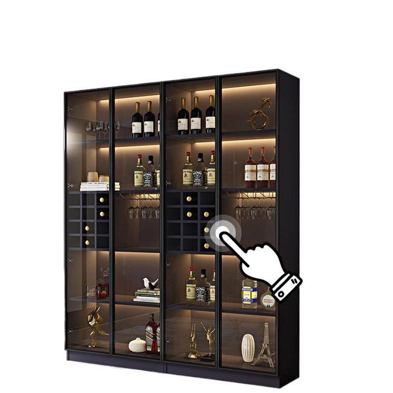 酒柜约现无品牌/代简轻奢高档玻璃门展示柜家用实客厅靠物墙储柜,淘宝优惠券,粉丝福利购,淘宝优惠卷