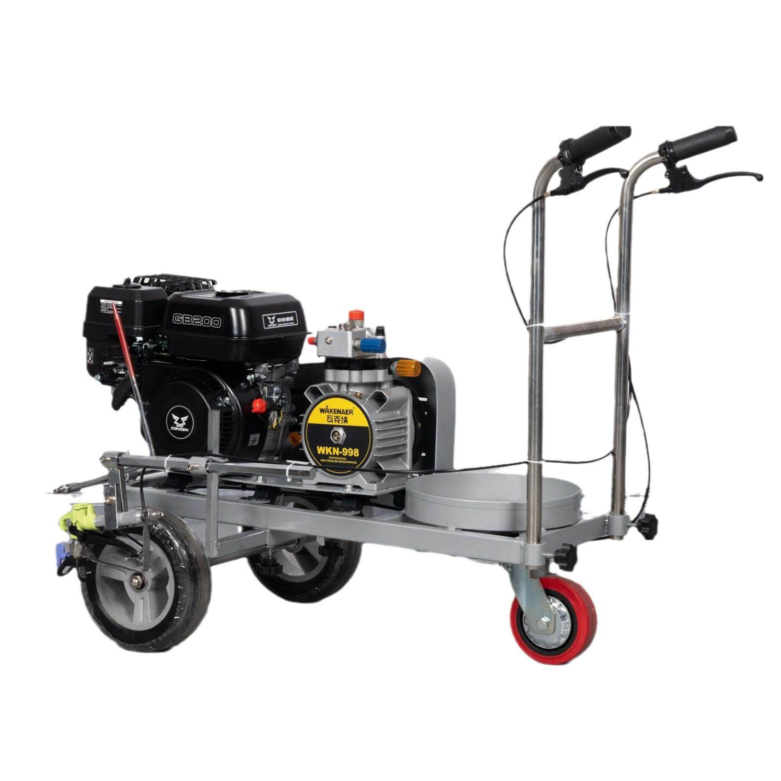 外贸冷喷划线机道路公路马路停车场车位驾校油漆画线标线器划线车,淘宝优惠券,粉丝福利购,淘宝优惠卷