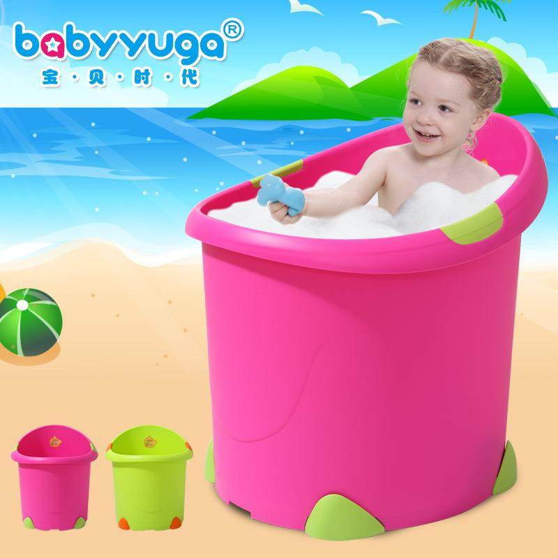宝贝时代儿童泡澡桶加大加厚宝宝浴桶小孩洗澡盆保温可坐沐浴桶,淘宝优惠券,粉丝福利购,淘宝优惠卷