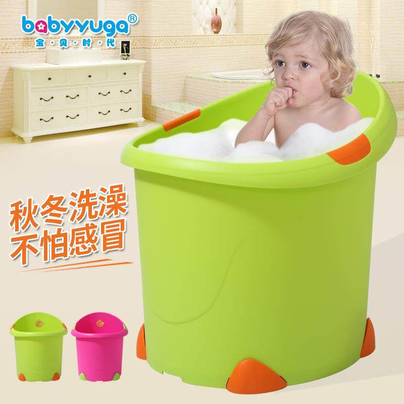 宝贝时代儿童泡澡桶加大加厚宝宝浴桶小孩洗澡盆保温可坐沐浴桶,淘宝优惠券,粉丝福利购,淘宝优惠卷
