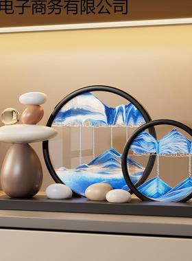 时隼蕨电子来运转招流沙奢画摆件客厅电视酒柜轻家居装饰品办柜公