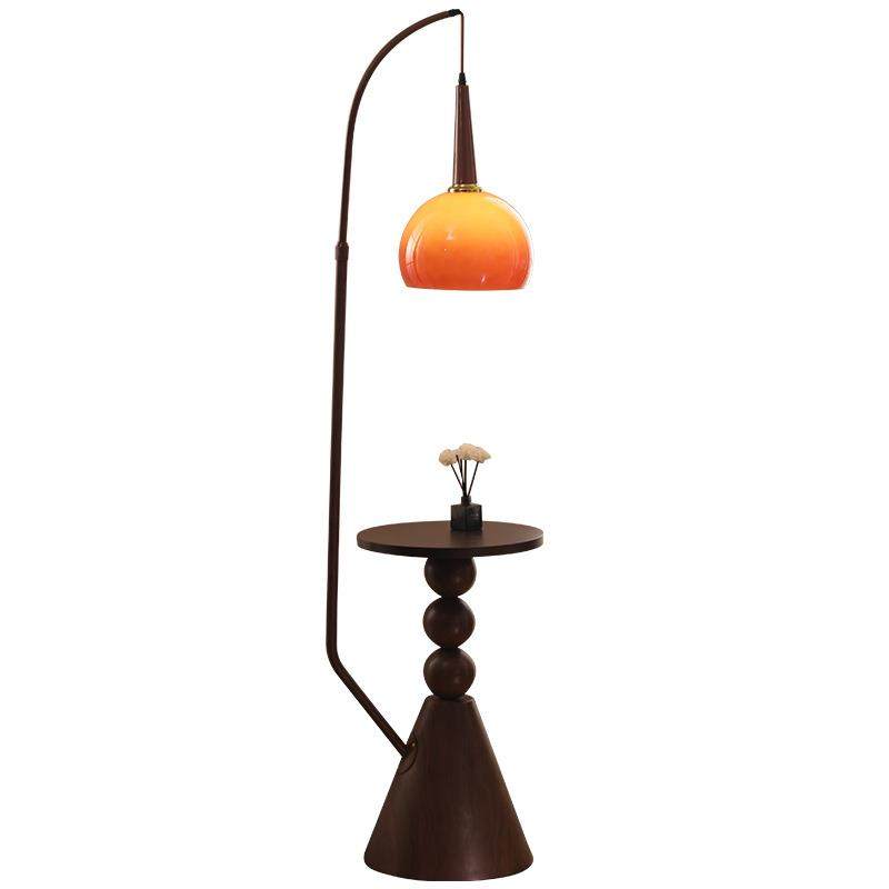 中古落地灯客厅高级感床头柜置物一体柚子灯沙发旁摆件氛围台灯,淘宝优惠券,粉丝福利购,淘宝优惠卷