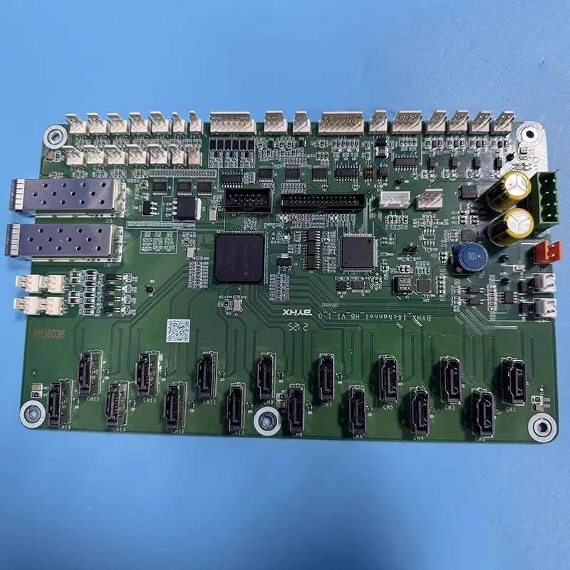 BY京HX源北京博恒芯板卡京瓷喷头板V印机16头小车头板UV1.1.0打版 - 图0