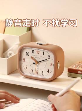 20床5新Fh(x}x}#款音乐闹钟儿童小学生初中生自律学习2静?音闹铃
