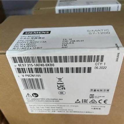 6ES7215-1AG40-0XB0西/门子S7-1200CPU1215C6ES72151AG400XB0DC - 图2