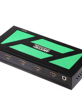 妙联宝HSV5344KHDMI分屏器四进一出KVM画面分割器同步一体机