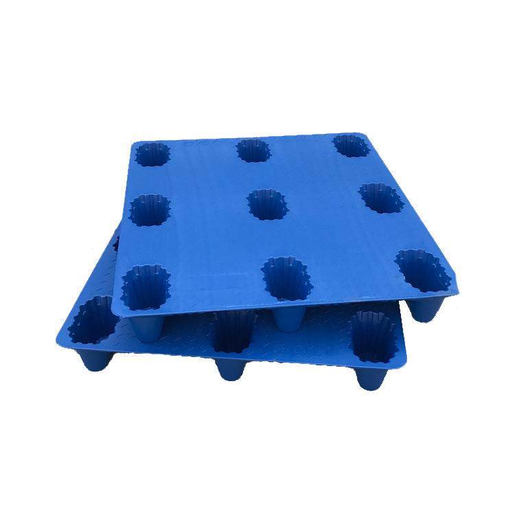 九脚塑料托盘吹塑塑胶托盘卡板仓储防潮板叉车托盘1111双层加厚,淘宝优惠券,粉丝福利购,淘宝优惠卷