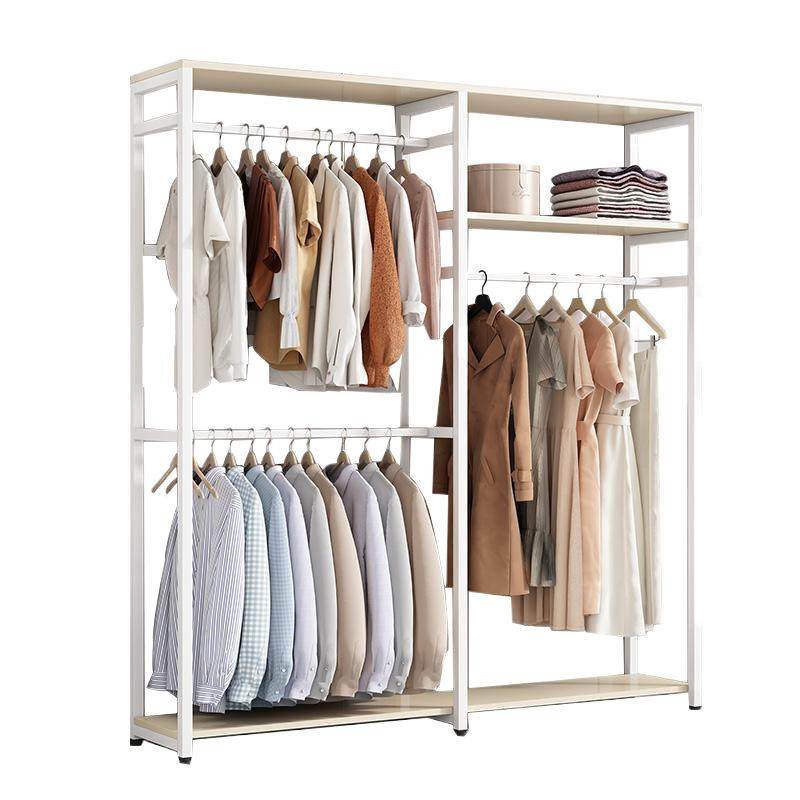 简易衣柜家用卧室落地衣帽开放式布衣柜钢木组合出租房收纳衣架厂,淘宝优惠券,粉丝福利购,淘宝优惠卷