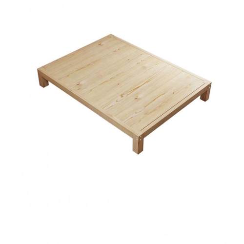 实木床板无床头单人床排骨架床架双人床民宿床小户型1米2榻榻米床 - 图2