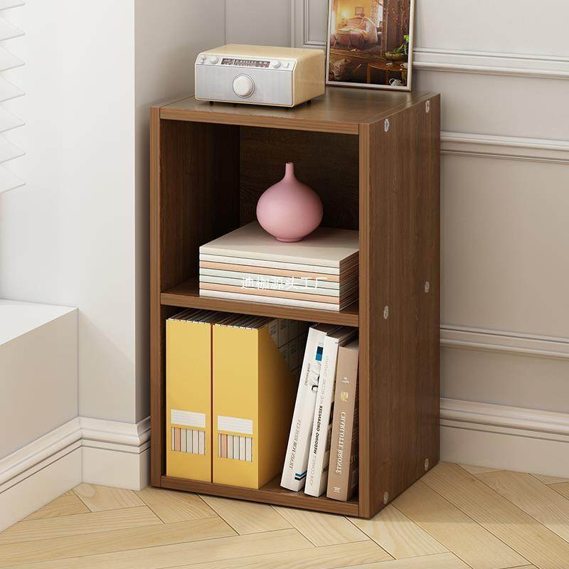 书架落地简约置物架多层客厅家用小柜子窄缝角落自由组合格子书柜,淘宝优惠券,粉丝福利购,淘宝优惠卷