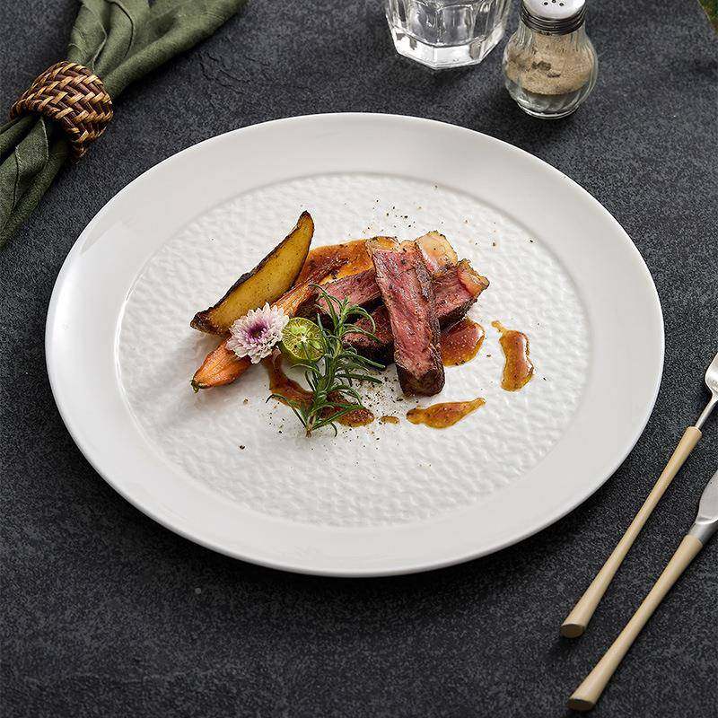 瓷大陶盘子盘家用西高级感轻奢餐牛排平盘商OYT用酒店餐具专菜用,淘宝优惠券,粉丝福利购,淘宝优惠卷