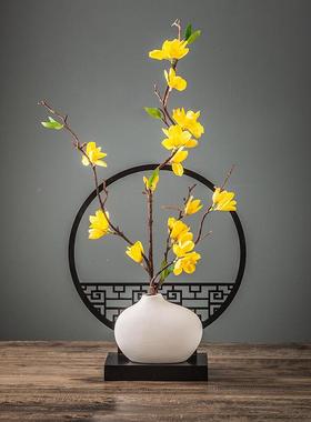 客厅摆件气高国Eb3d981J端隔大高级感轻奢新中式断装饰品展示柜复