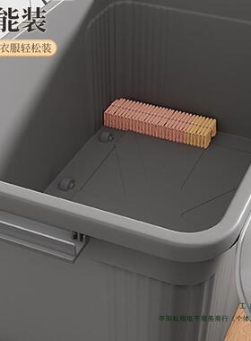 塑料收纳箱大容量整理箱子家用衣服玩具被子搬家加厚储物盒子特大