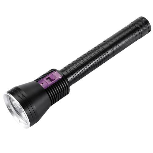 新款XHP70潜水手电筒P70大功率照明夜潜灯照明磁控开关白光黄光手 - 图0